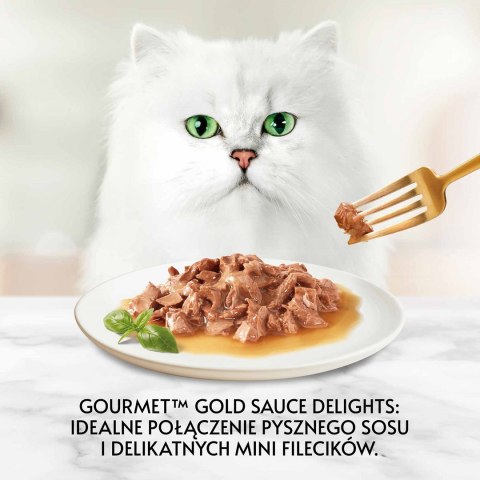 Gourmet Gold Sauce Delights mokra karma dla kota z kurczakiem 85 g Gourmet Gold Sauce Delights mokra karma dla kota z kurczakiem 85 g
