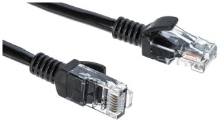 PATCHCORD RJ45/3.0-BLACK 3.0 m