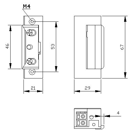 ZACZEP ELEKTROMAGNETYCZNY R4-12.13 REWERSYJNY