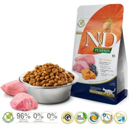 FARMINA N&D PUMPKIN CAT LAMB&BLUEBERRY NEUTERED - sucha karma dla kota - 1,5 kg