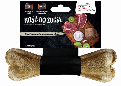 SYTA MICHA Kość do żucia z kiwi i kokosem 13,5cm SYTA MICHA Kość do żucia z kiwi i kokosem 13,5cm