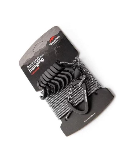 Linka wspinaczkowa Naturehike Awning Hang Rope NH19PJ040 -DARK GREY Linka wspinaczkowa Naturehike Awning Hang Rope NH19PJ040 -DARK GREY