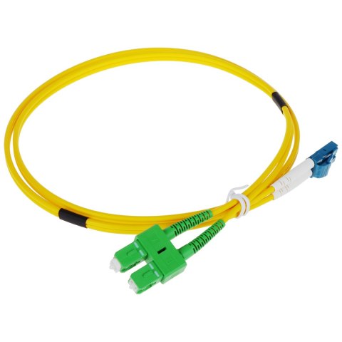 PATCHCORD JEDNOMODOWY PC-2SC-APC/2LC-1 1 m ULTIMODE PATCHCORD JEDNOMODOWY PC-2SC-APC/2LC-1 1 m ULTIMODE