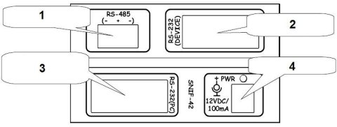 SNIFFER PORTU RS-232 PO RS-485 SNIF-42 SNIFFER PORTU RS-232 PO RS-485 SNIF-42