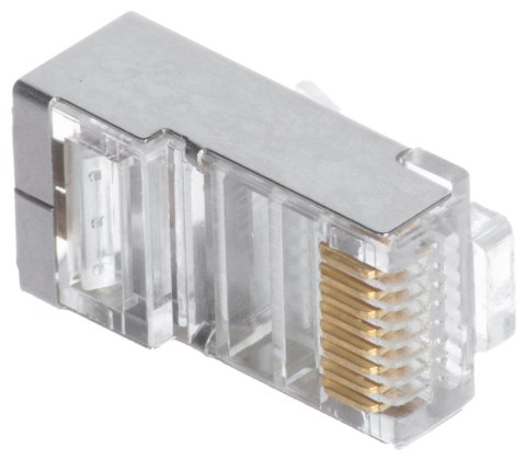 WTYK MODULARNY EKRANOWANY RJ45/EKRAN*P10