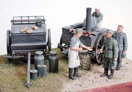 German field kitchen scenery