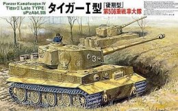 Model plastikowy german heavy tiger i late version