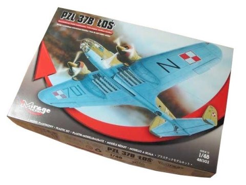 Model plastikowy pzl 37b Łoś samolot bombowy Model plastikowy pzl 37b Łoś samolot bombowy