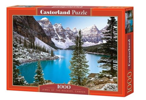Puzzle 1000 elementów kanada, górskie jezioro Puzzle 1000 elementów kanada, górskie jezioro
