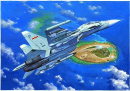 Russian su-30m kk flanker g fighter