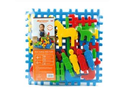 Klocki konstrukcyjne mini farma