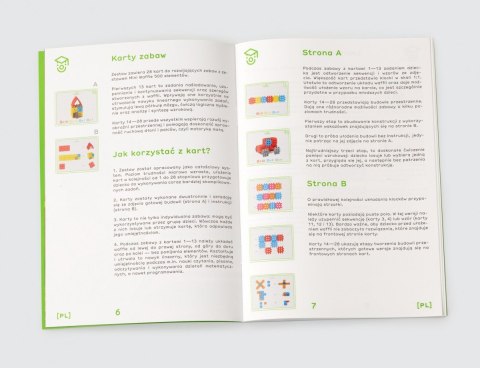 Klocki konstrukcyjne mini waffle edu 500 z kartami Klocki konstrukcyjne mini waffle edu 500 z kartami