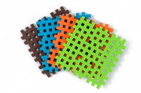 Klocki konstrukcyjne mini wafle mini podstawa 4 sztuki Klocki konstrukcyjne mini wafle mini podstawa 4 sztuki