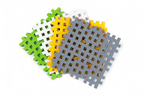 Klocki konstrukcyjne mini wafle mini podstawa 4 sztuki Klocki konstrukcyjne mini wafle mini podstawa 4 sztuki
