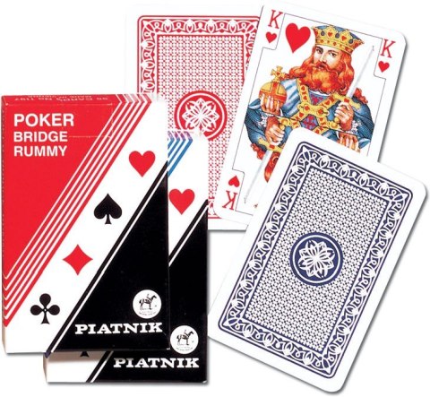 Karty poker - brydż pojedyncza talia Karty poker - brydż pojedyncza talia