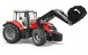 Traktor massey ferguson 7600 z ladowaczem