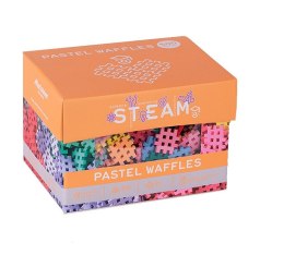 Klocki konstrukcyjne waffle mini pastel 500 elementów
