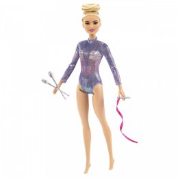 Lalka barbie kariera gimnastyczka blondynka