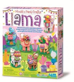 Zestaw kreatywny odlewy gipsowe - lama