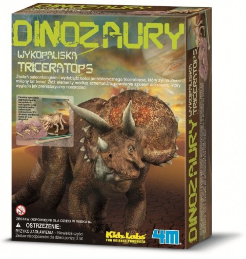 Zestaw naukowy wykopaliska - triceratops Zestaw naukowy wykopaliska - triceratops
