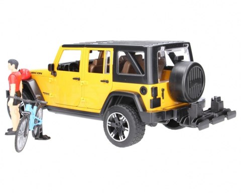 Jeep wrangler rubicon z rowerem i figurką Jeep wrangler rubicon z rowerem i figurką