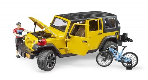 Jeep wrangler rubicon z rowerem i figurką Jeep wrangler rubicon z rowerem i figurką