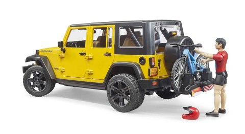 Jeep wrangler rubicon z rowerem i figurką Jeep wrangler rubicon z rowerem i figurką