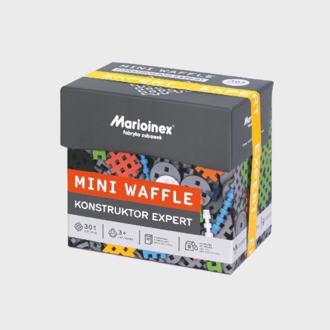 Klocki mini waffle konstruktor 301 elementów Klocki mini waffle konstruktor 301 elementów