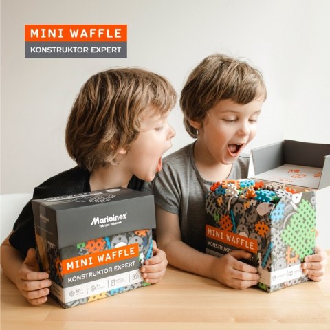 Klocki mini waffle konstruktor 301 elementów Klocki mini waffle konstruktor 301 elementów