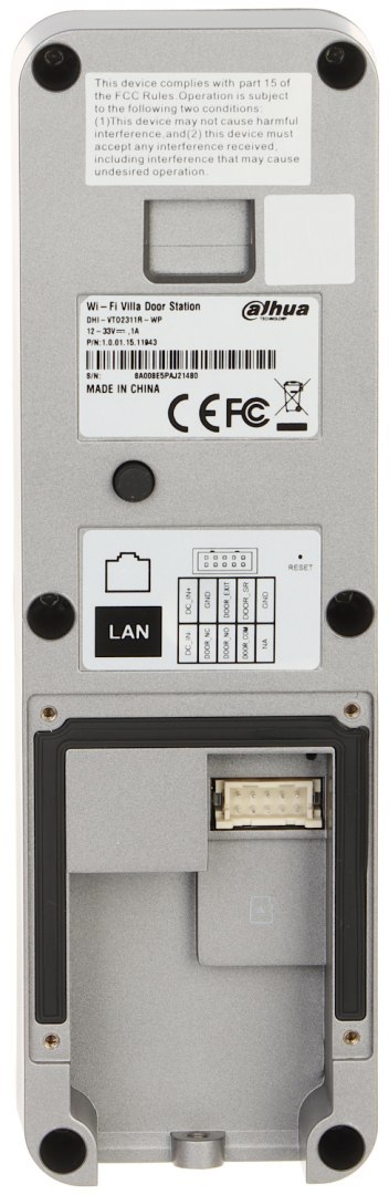 WIDEODOMOFON VTO2311R-WP Wi-Fi / IP DAHUA WIDEODOMOFON VTO2311R-WP Wi-Fi / IP DAHUA