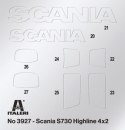 Model plastikowy scania s730 highline 4x2 1/24