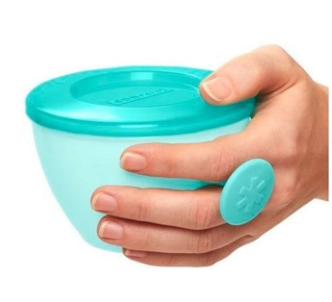 Zestaw misek easy-grab grey/soft teal Zestaw misek easy-grab grey/soft teal