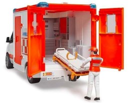 Pojazd mercedes-benz sprinter ambulans z figurką i modułem