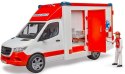 Pojazd mercedes-benz sprinter ambulans z figurką i modułem