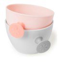 Zestaw misek easy-grab grey/soft coral