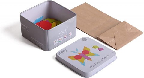 Gra układanka motyl tangram w puszce Gra układanka motyl tangram w puszce