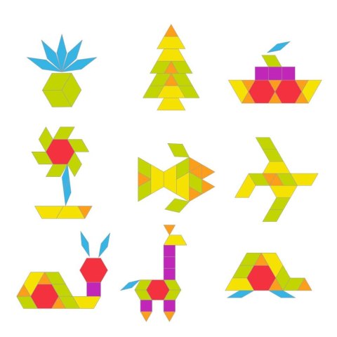 Gra układanka motyl tangram w puszce Gra układanka motyl tangram w puszce