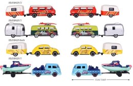 Pojazd majorette volkswagen z przyczepką 4 rodzaje