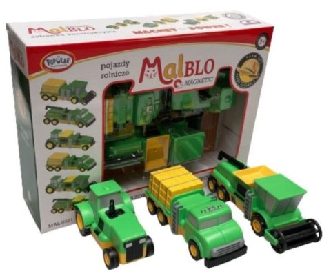 Pojazdy rolnicze magnetic malblo Pojazdy rolnicze magnetic malblo