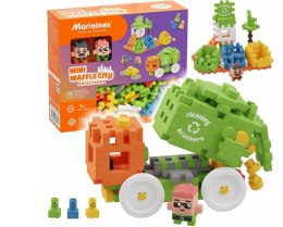 Klocki waffle mini - Śmieciarka 148 elementów