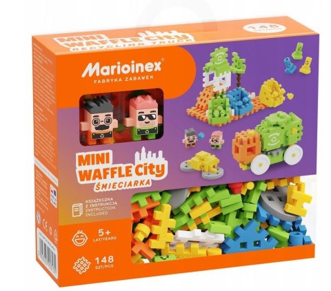 Klocki waffle mini - Śmieciarka 148 elementów Klocki waffle mini - Śmieciarka 148 elementów