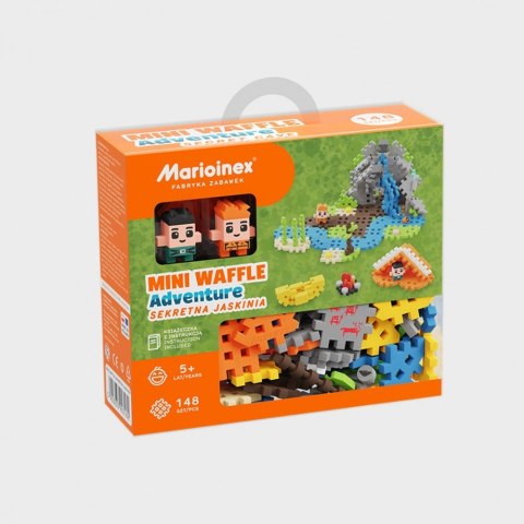 Klocki waffle mini - sekretna jaskinia Klocki waffle mini - sekretna jaskinia