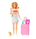 Lalka barbie malibu w podróży