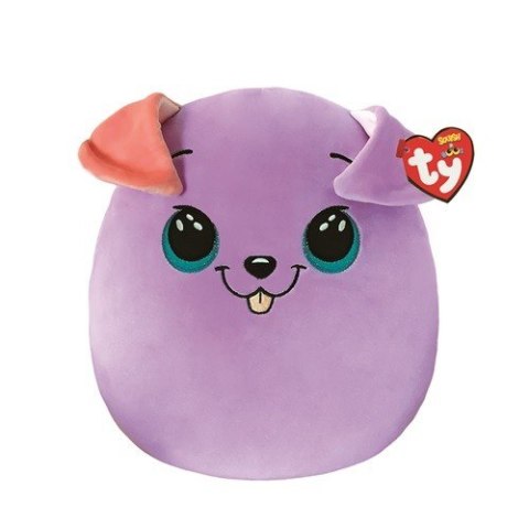 Maskotka poduszka ty squishy pies bitsy purpurowy 22 cm Maskotka poduszka ty squishy pies bitsy purpurowy 22 cm