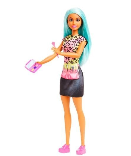 Lalka barbie kariera wizażystka Lalka barbie kariera wizażystka
