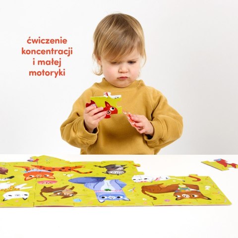 Puzzle 40 elementów miau - kotki Puzzle 40 elementów miau - kotki