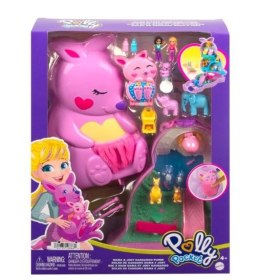Zestaw torebka z figurkami polly pocket kangurki