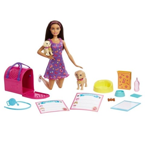 Lalka barbie adopcja piesków Lalka barbie adopcja piesków