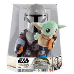 Pluszaki z funkcją star wars klan dwóch grogu i mandalorianin