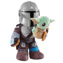 Pluszaki z funkcją star wars klan dwóch grogu i mandalorianin